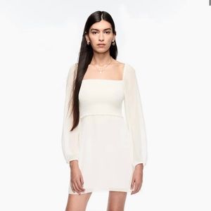 Aritzia Wilfred Villa Dress XL 16 White Light Birch